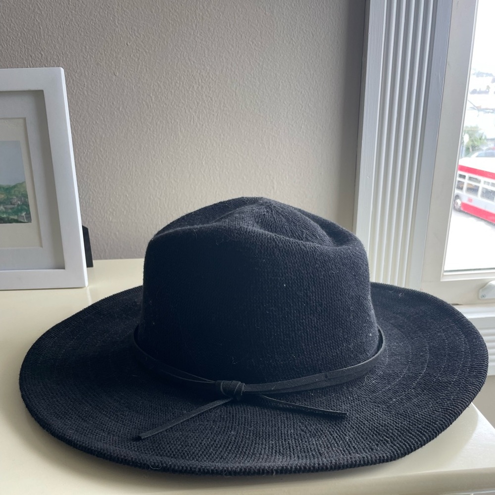 NWT Black Wyeth nubby rancher hat